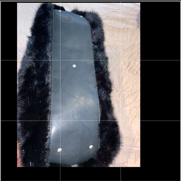 FALORNI LE BORSE MINK and LEATHER BAG - Picture 4 of 10